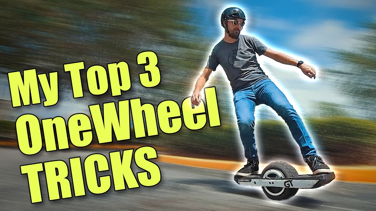 My TOP 3 OneWheel GT Tricks!