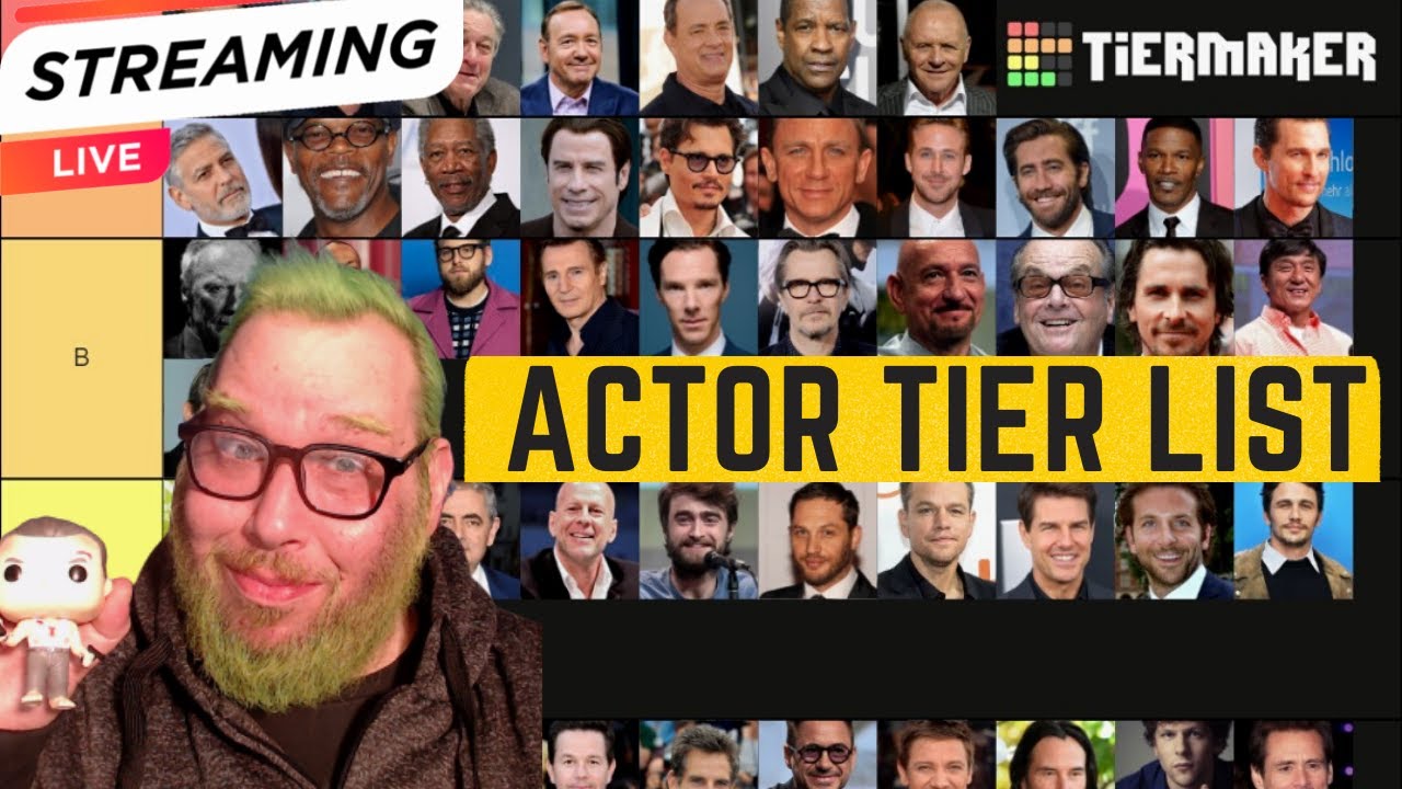 TIER LIST: Ranking 150 Greatest Actors | LIVE STREAM