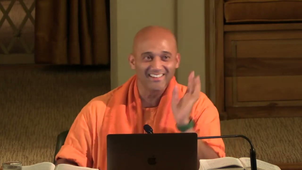 Swami Medhananda - Gospel of Sri Ramakrishna  Is the World Unreal - Hollywood Vedanta Temple - 2022