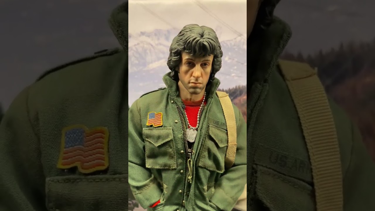 First Blood Rambo Long Road 1/6 Scale Figure Sly Stallone Shop with Diorama #shorts