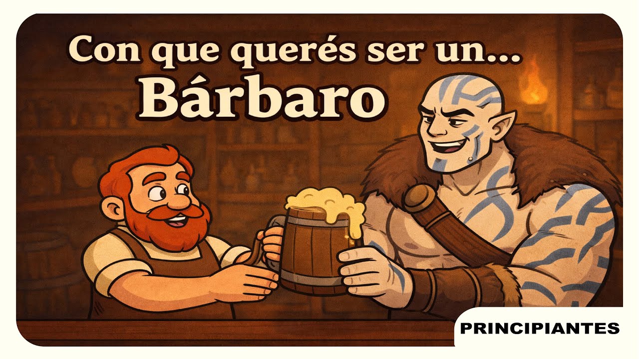 Más que solo furia: cómo funciona el Bárbaro en D&D 2024