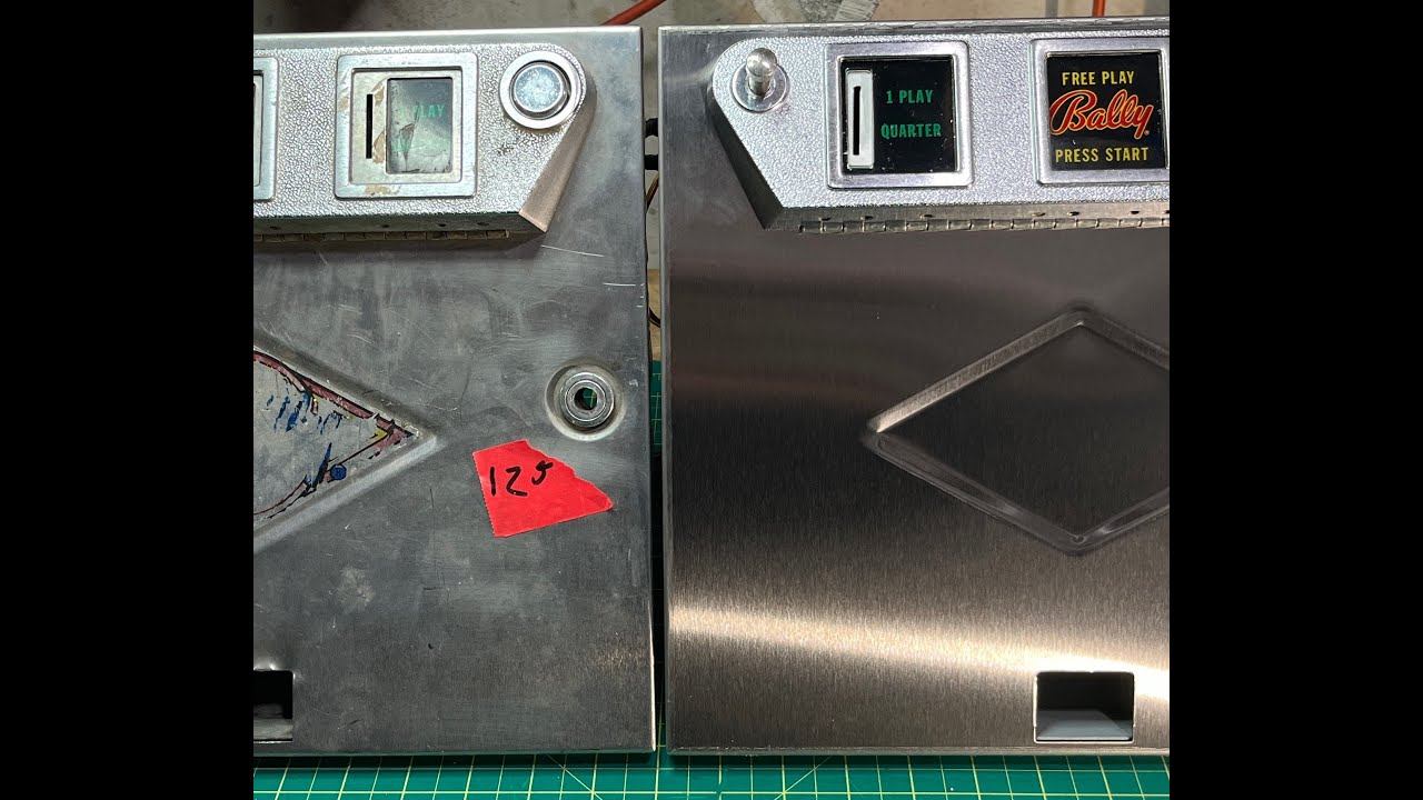 Pinball Arcade Coin Door restoration