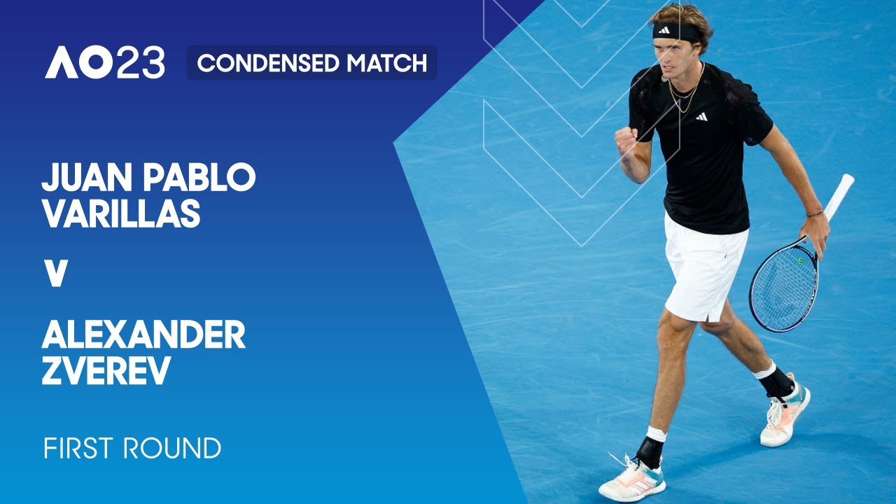 Juan Pablo Varillas v Alexander Zverev Condensed Match | Australian Open 2023 First Round