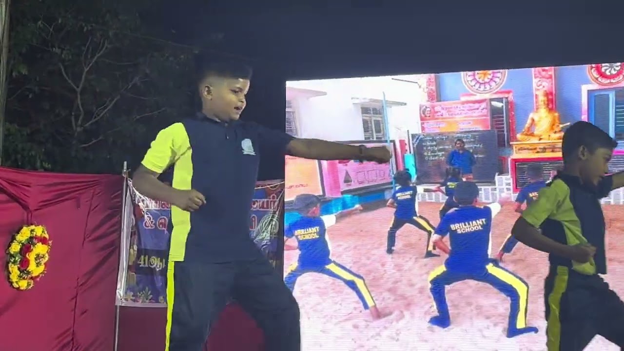 Yoga, Karate, Silambam-Annual Day 2026- Brilliant school, Thirumanur 