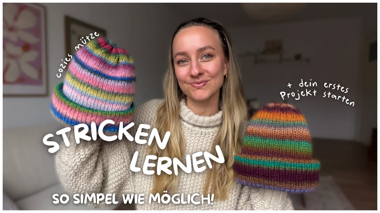 STRICKEN LERNEN *so simpel wie möglich* damit du bereit bist für den 1. Projekt!