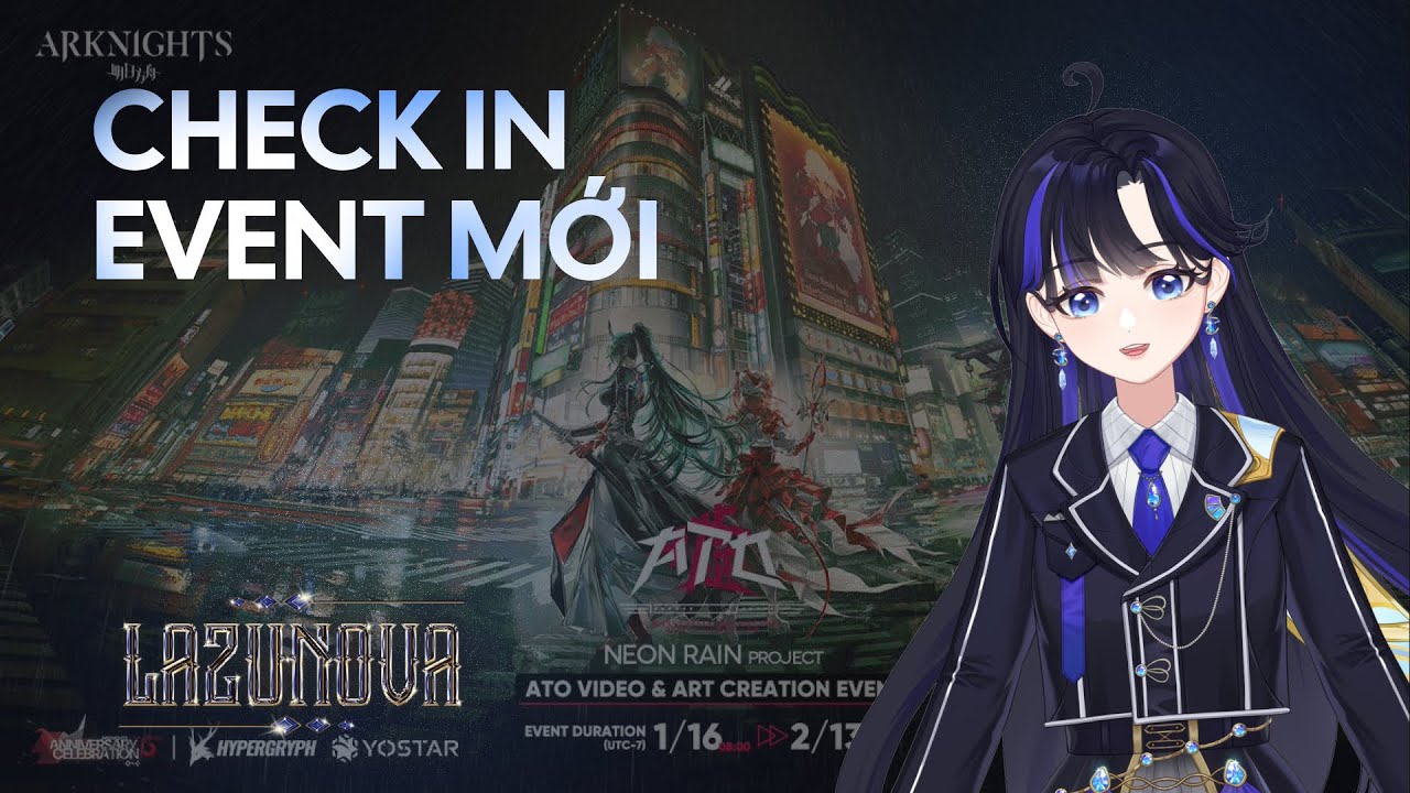 🔴 [ARKNIGHTS] SPEED RUN EVENT LÉT GÔ | VN VTUBER ✩₊˚.⋆☾⋆⁺₊