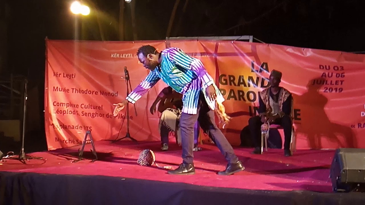 Festival LA GRANDE PAROLE INVITE: Belle prestation du grand conteur Burkinabé KPG