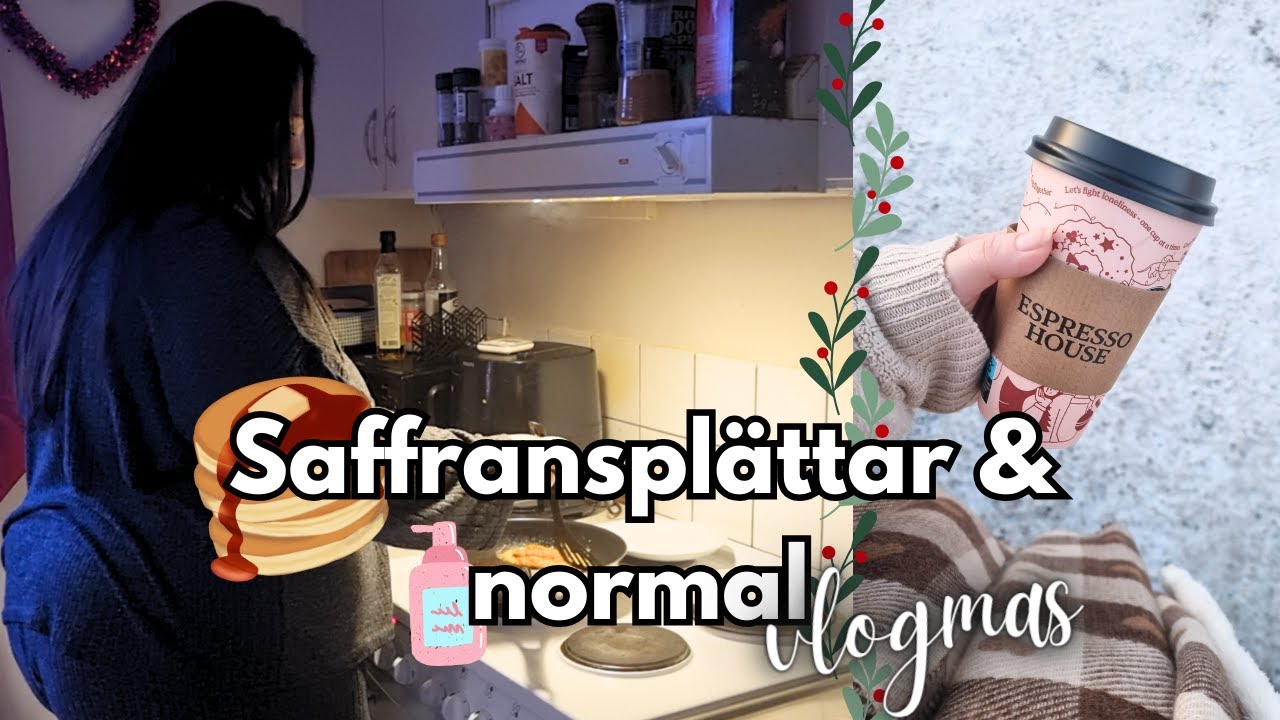 Julfrukost saffransplättar | Följ med mig till NORMAL + haul | vlogmas ♥