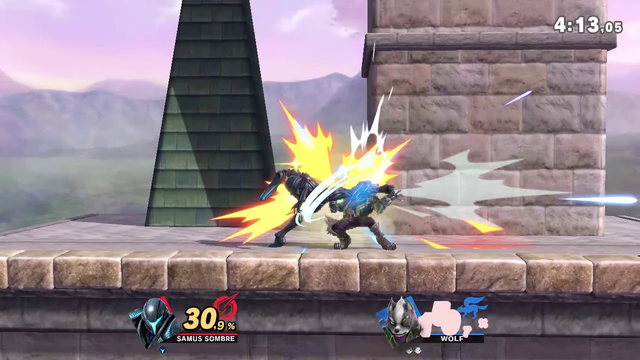 Samus Sombre vs Wolf