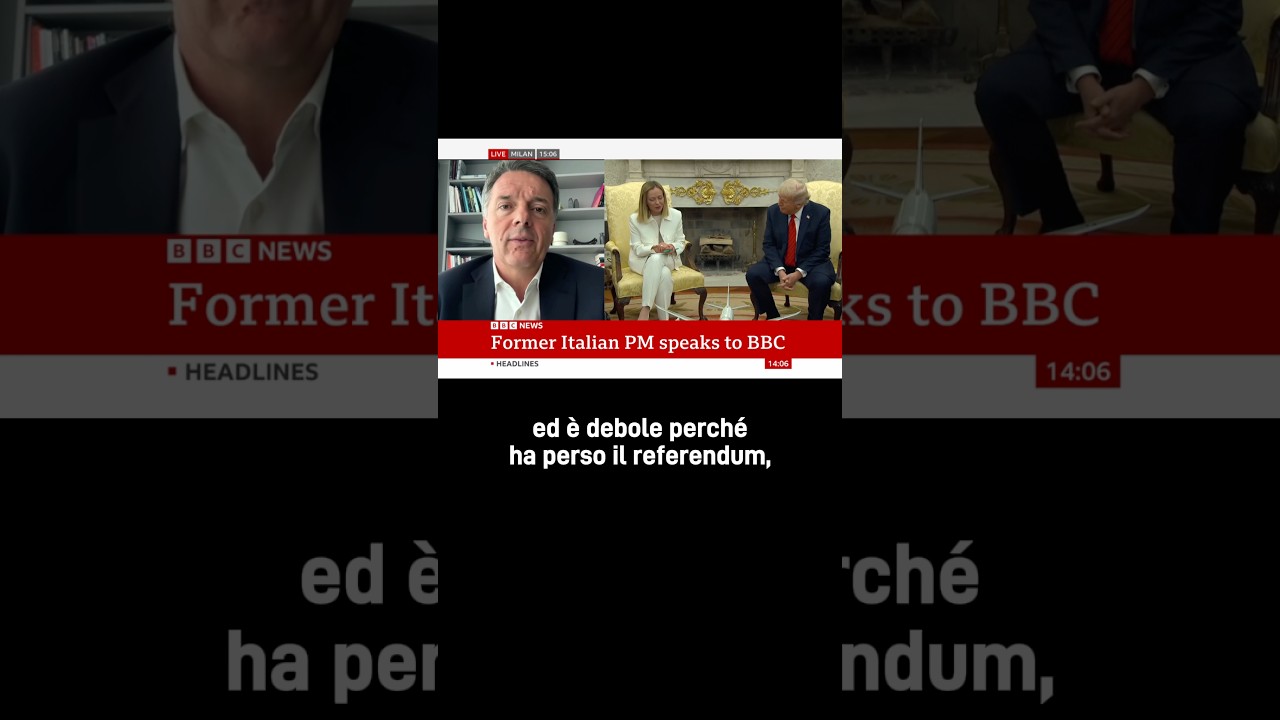 Alla CNN, SKY e BBC ho parlato della crisi di Meloni e dell&rsquo;attacco di Trump al Papa.