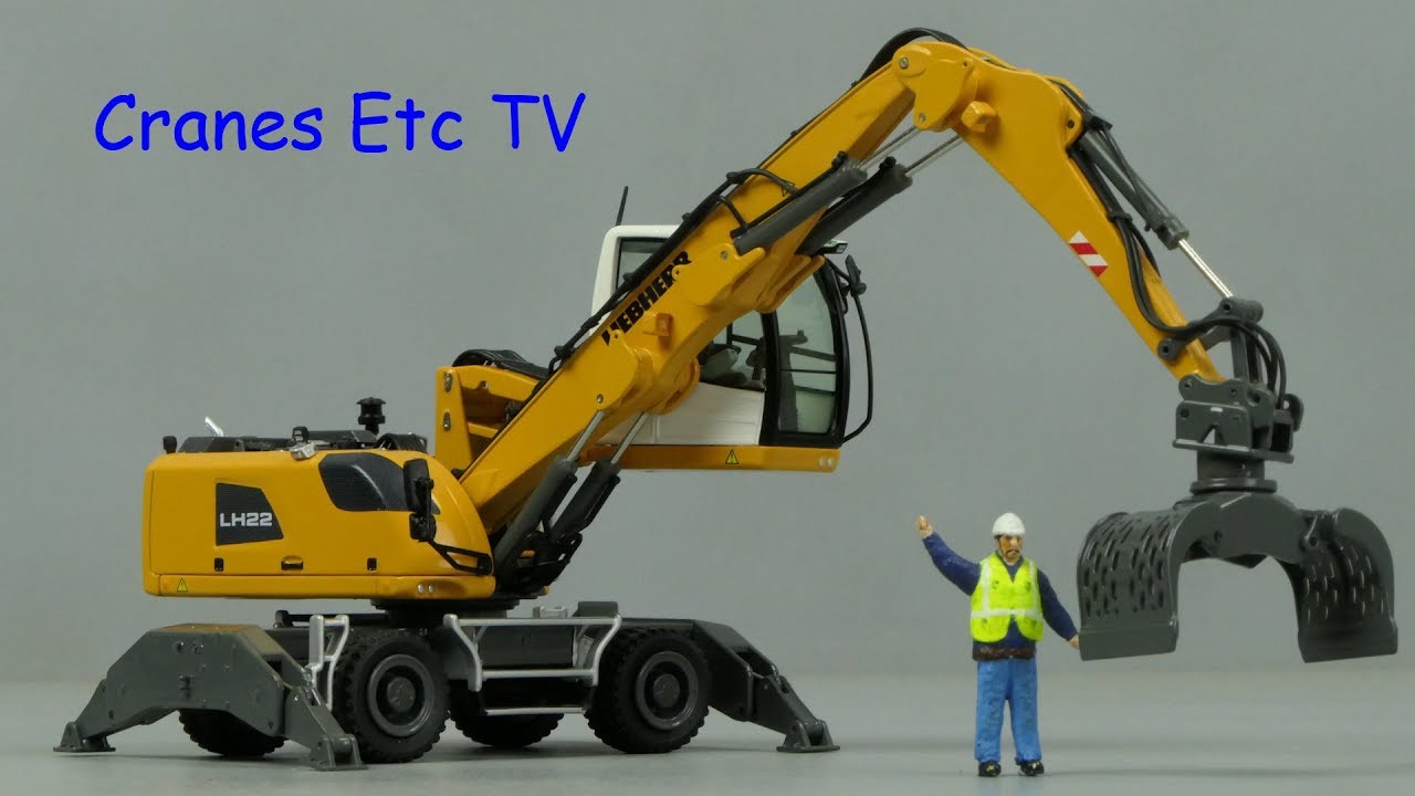 NZG Liebherr LH 22 M Material Handler by Cranes Etc TV