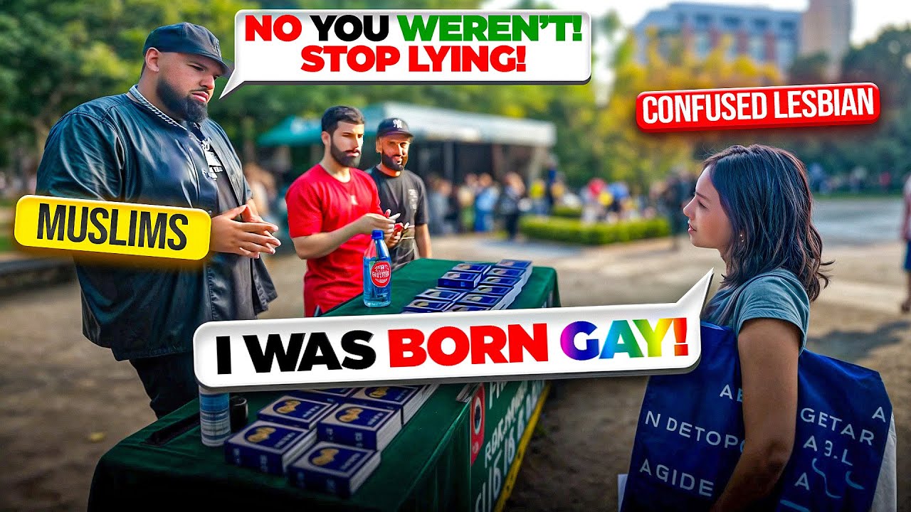 Confused Lesbian Tries To Challenge Islam | NYC Street Dawah With @AdamSalehVlogs @SonnyFazio
