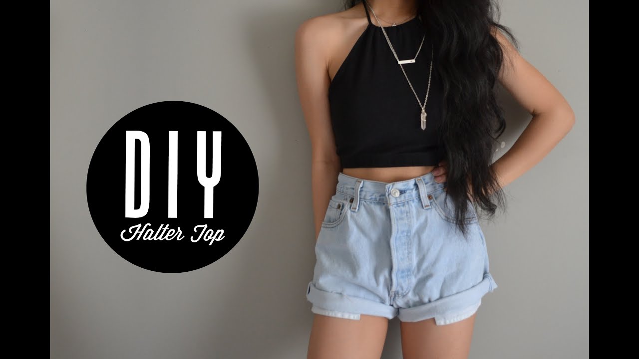 DIY halter top out of leggings | Injoyy