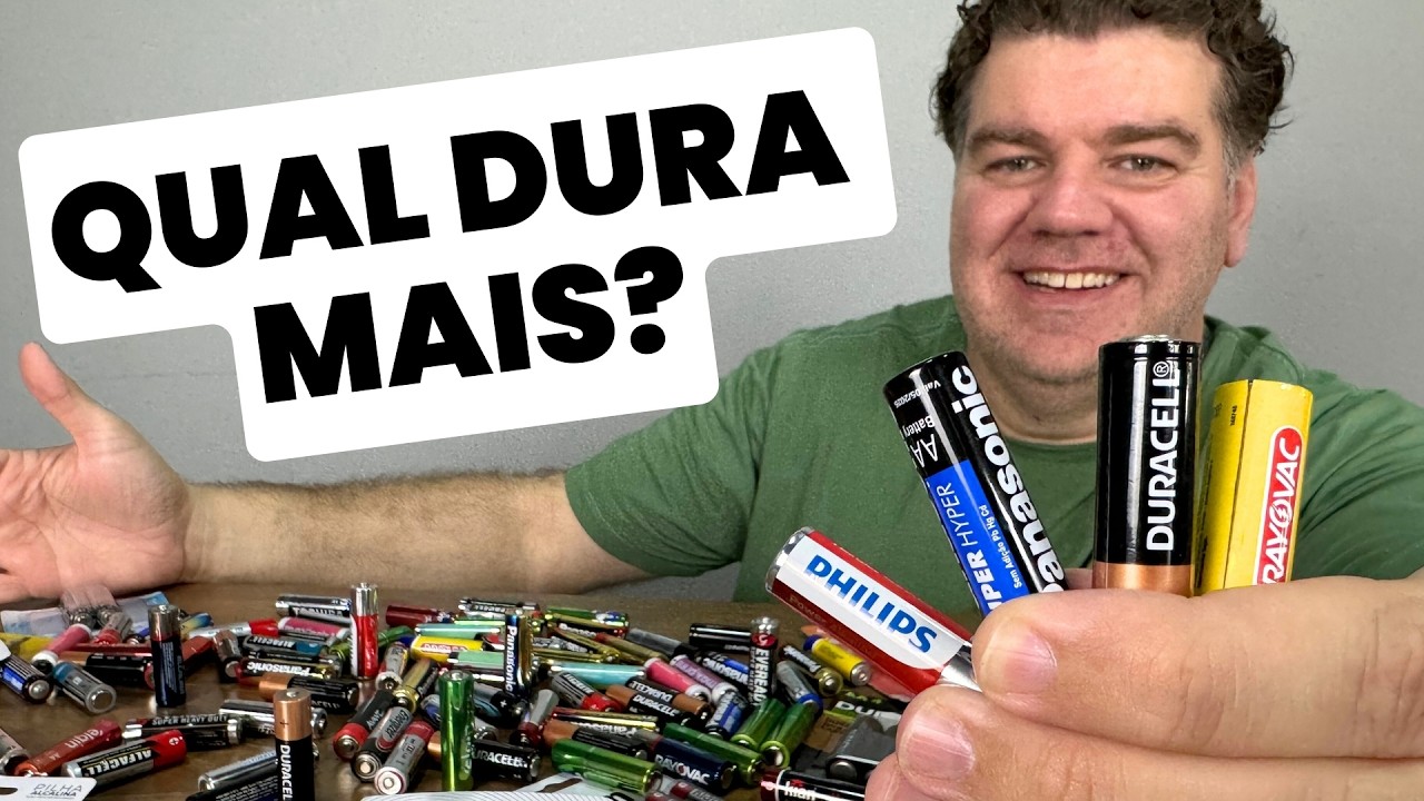 A VERDADE sobre as PILHAS AA: Qual Vale o seu Dinheiro?