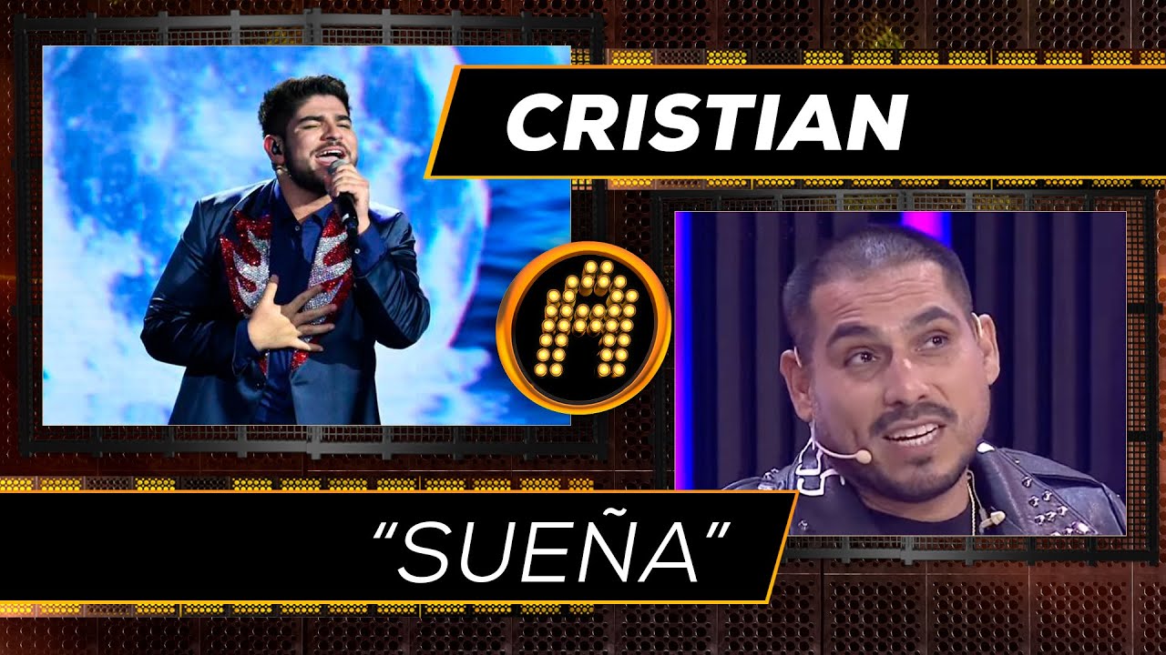 ¡Cristian encendió el escenario al cantar 
