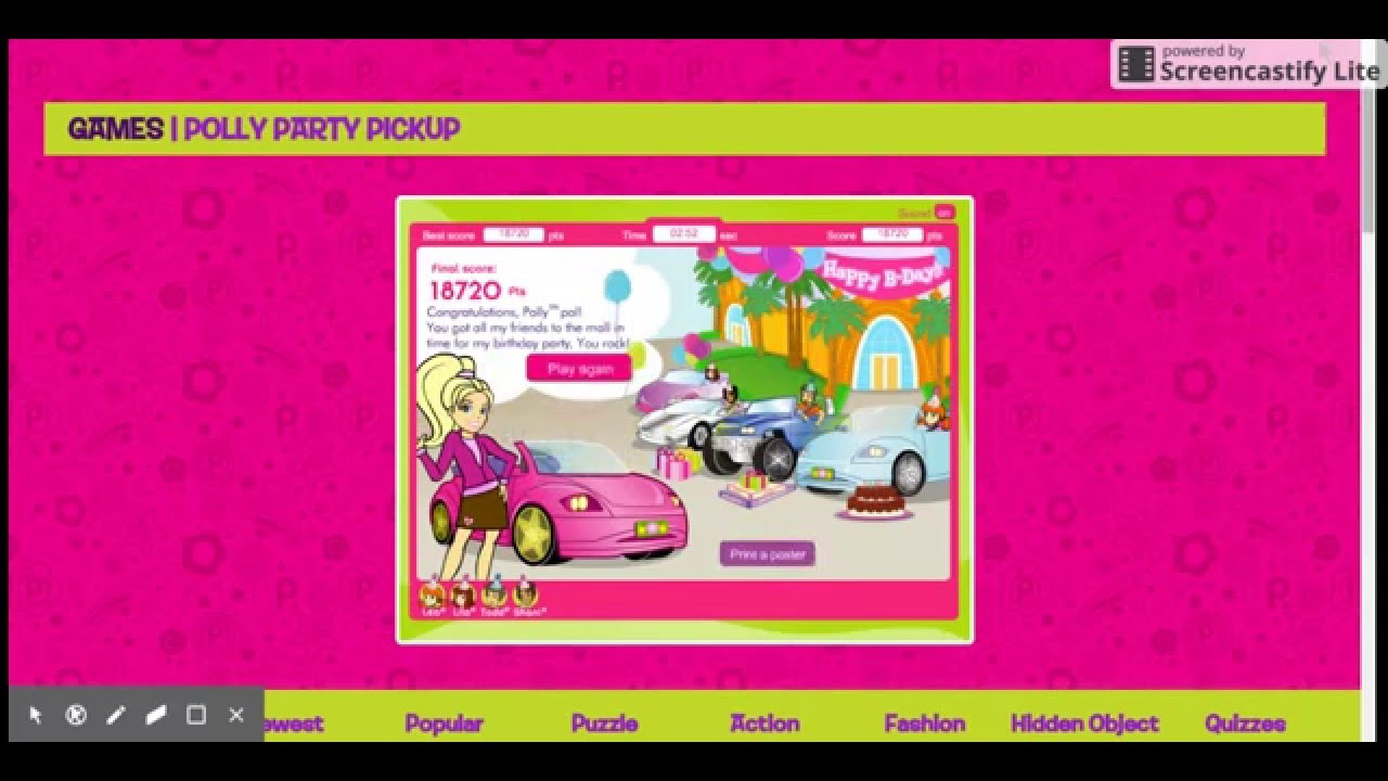 Polly Pocket Party Pickup Walkthrough