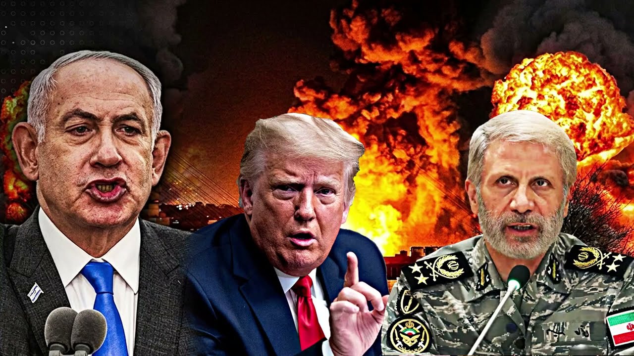 Netanyahu asuye aharashwe na Iran,Trump asobanuye ibyintambara akakanya nabasirikare be