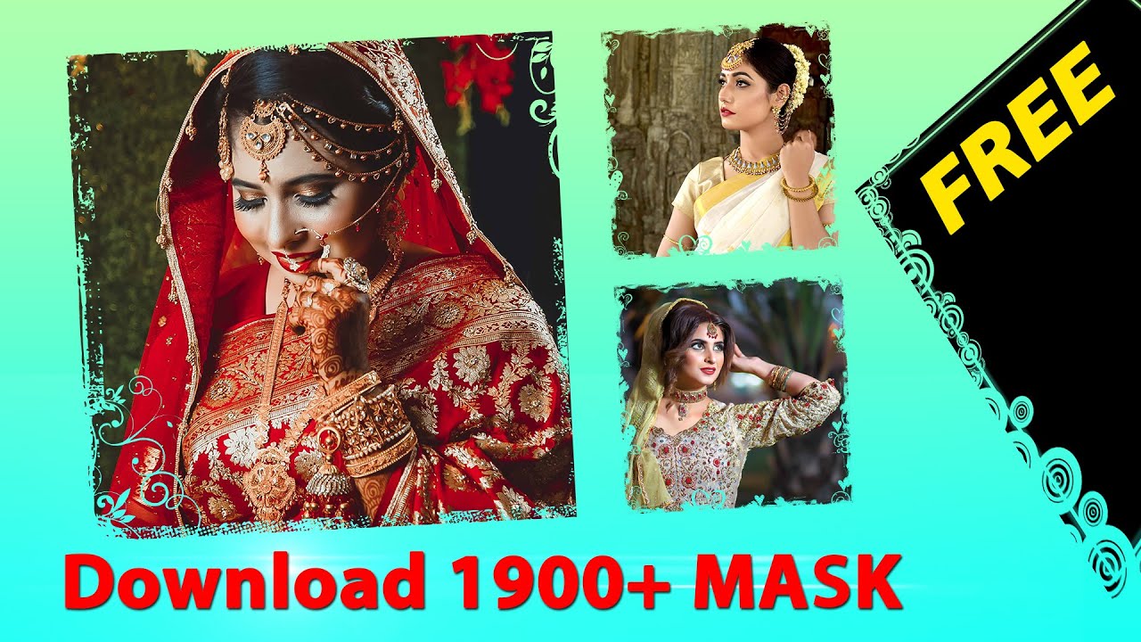 Download 1900 PLUS Mask Free And How To Use in Any Photoshop