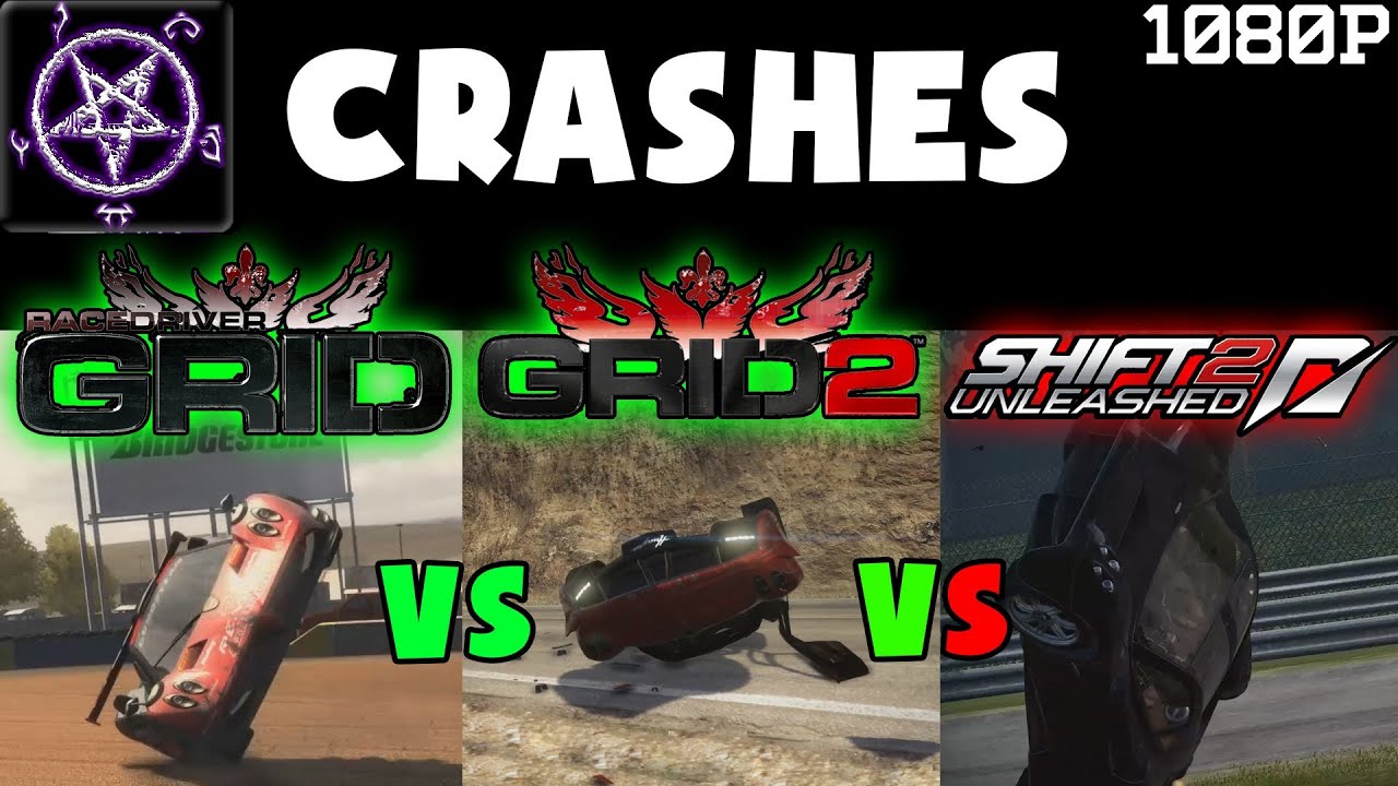 Grid vs Grid 2 vs Shift 2 - Crashes Compilation