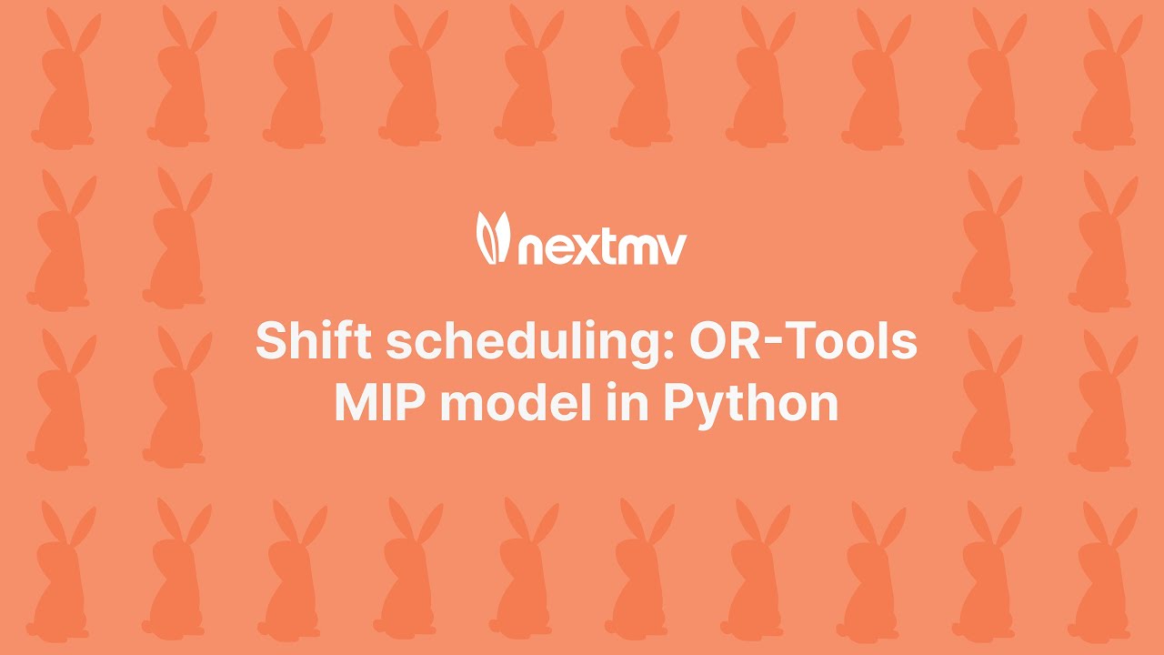 Shift Scheduling with OR-Tools MIP model in Python