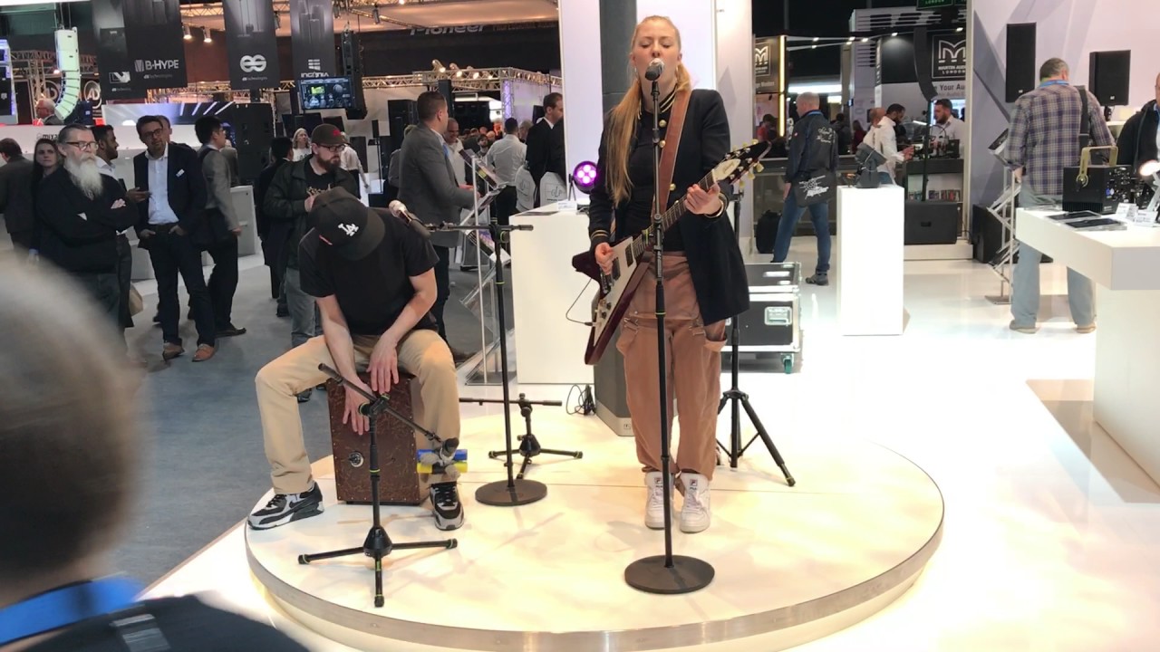 KIDDO KAT performing at Prolight+Sound 2017 (Ld Systems stand)