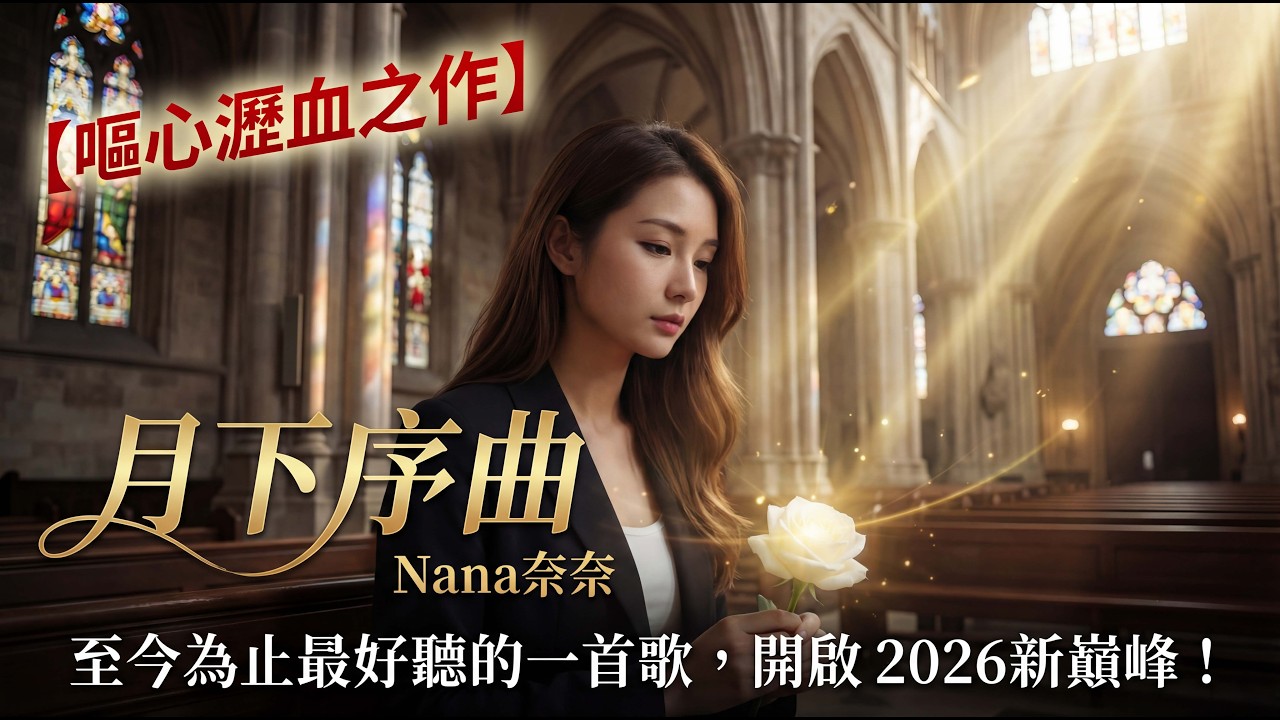 大力推薦！好聽成這樣!... Nana奈奈《月下序曲》：至今為止情感最細膩的年度神曲。