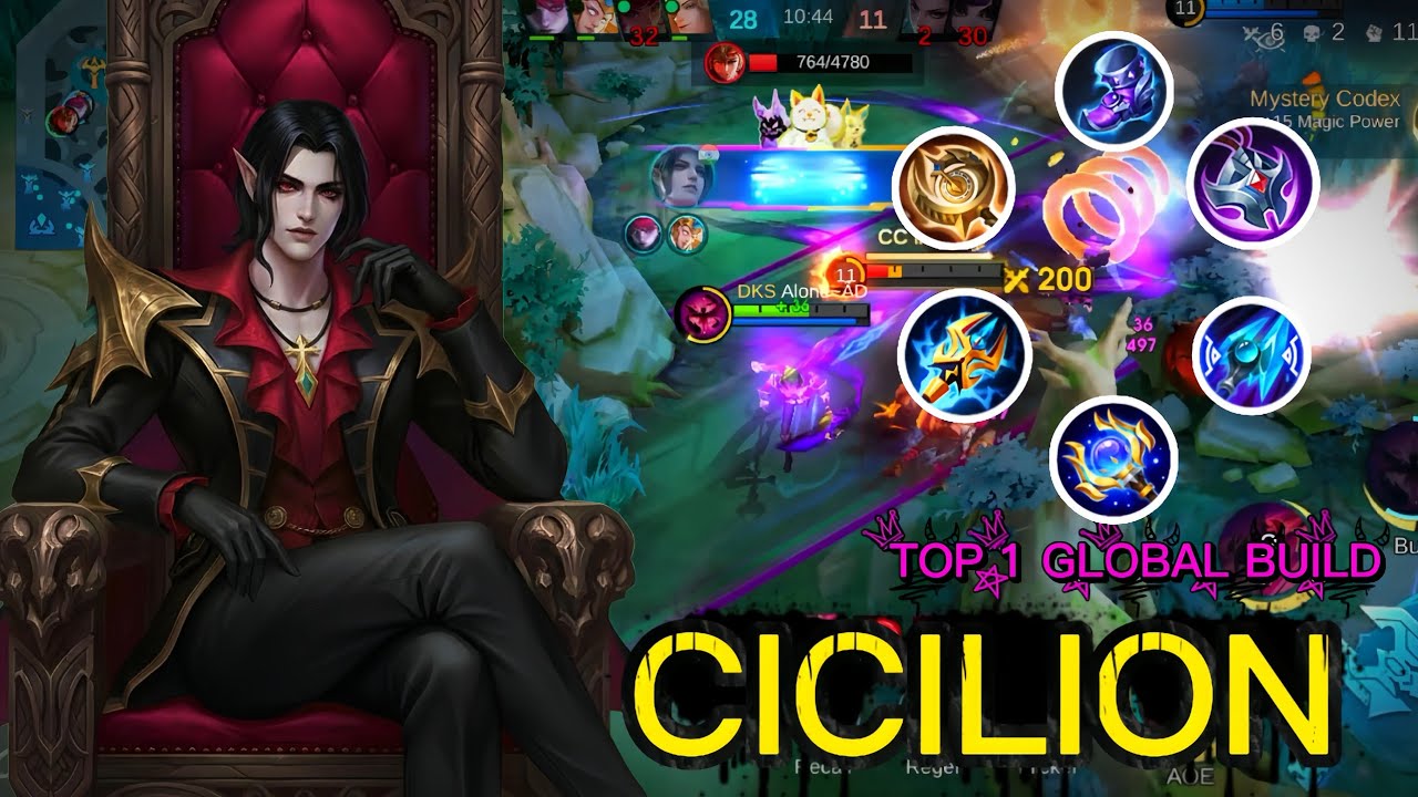 🔥 Cecilion Insane Damage Build 2026 | One Shot Late Game Mage | Mythic Rank Gameplay