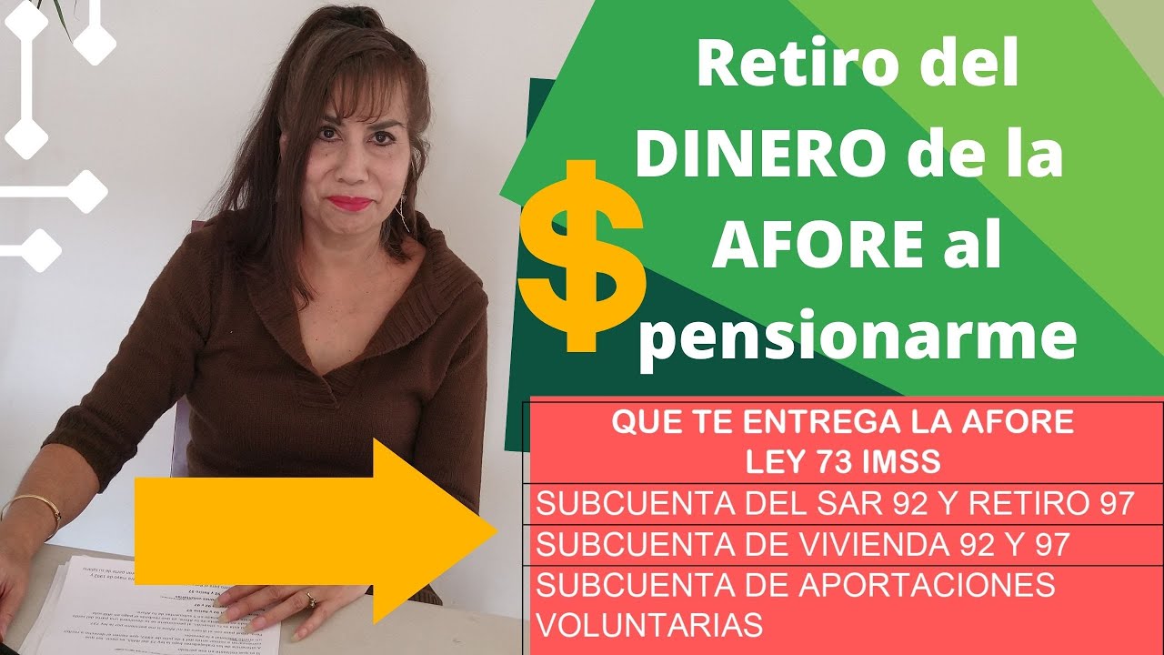 Retiro del dinero de la AFORE al pensionarme
