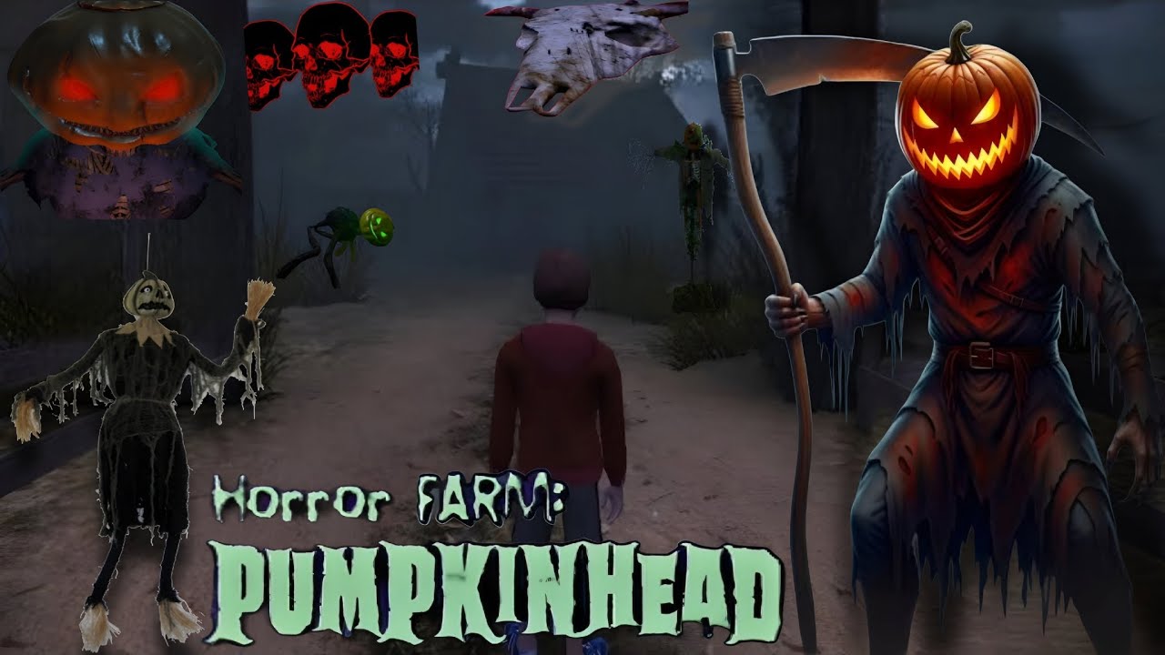 Pumpkin Head Horror Farm full gaming walkthrough in Hindi Level 1