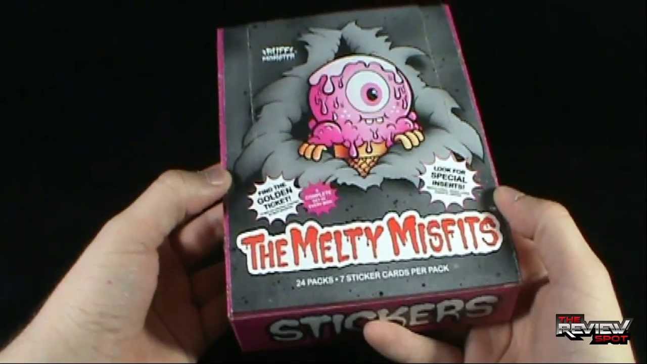 Collectible Spot - Buff Monster The Melty Misfits Sticker Cards