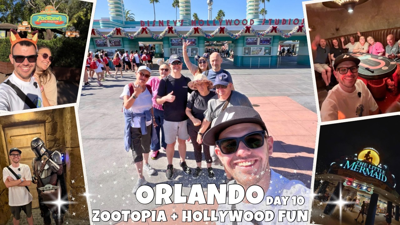 Orlando Day 10 🌳🎬 | Zootopia Opening + Christmas at Hollywood Studios!