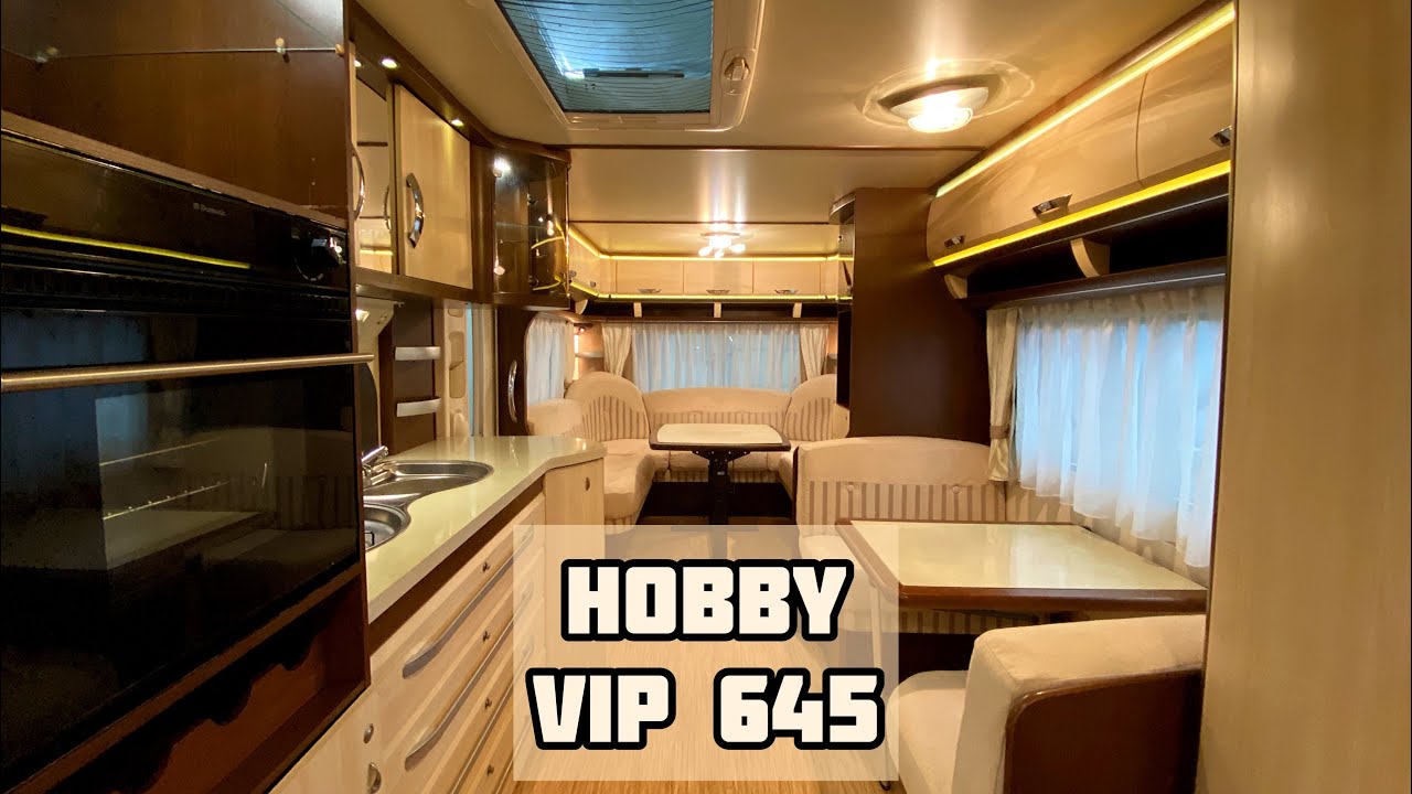 Европейский прицеп-дом премиум класса 2012 года для 6 человек - Hobby VIP 645