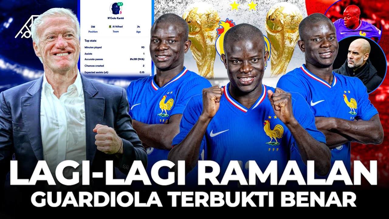 Sekali Main Bawa Prancis ke Piala Dunia! Kembalinya Senyum N'Golo Kante Sejak Dituduh Mata Duitan