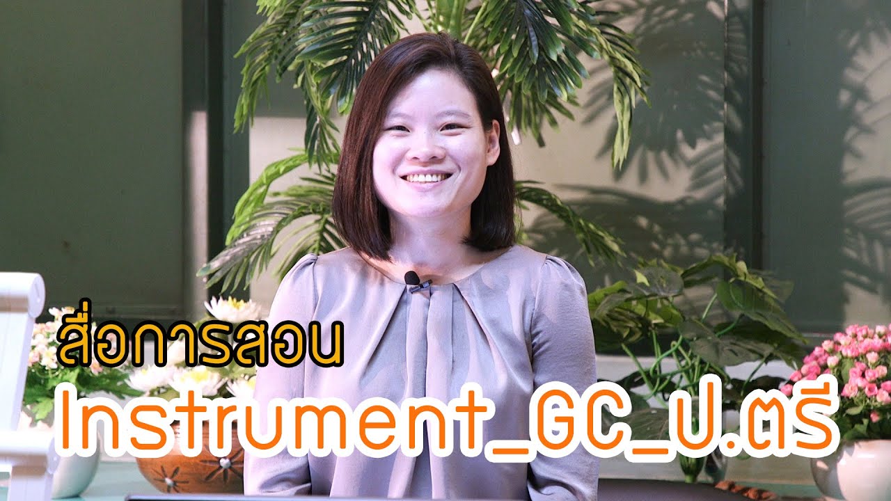 สื่อการสอน Instrument GC ระดับปริญญาตรี