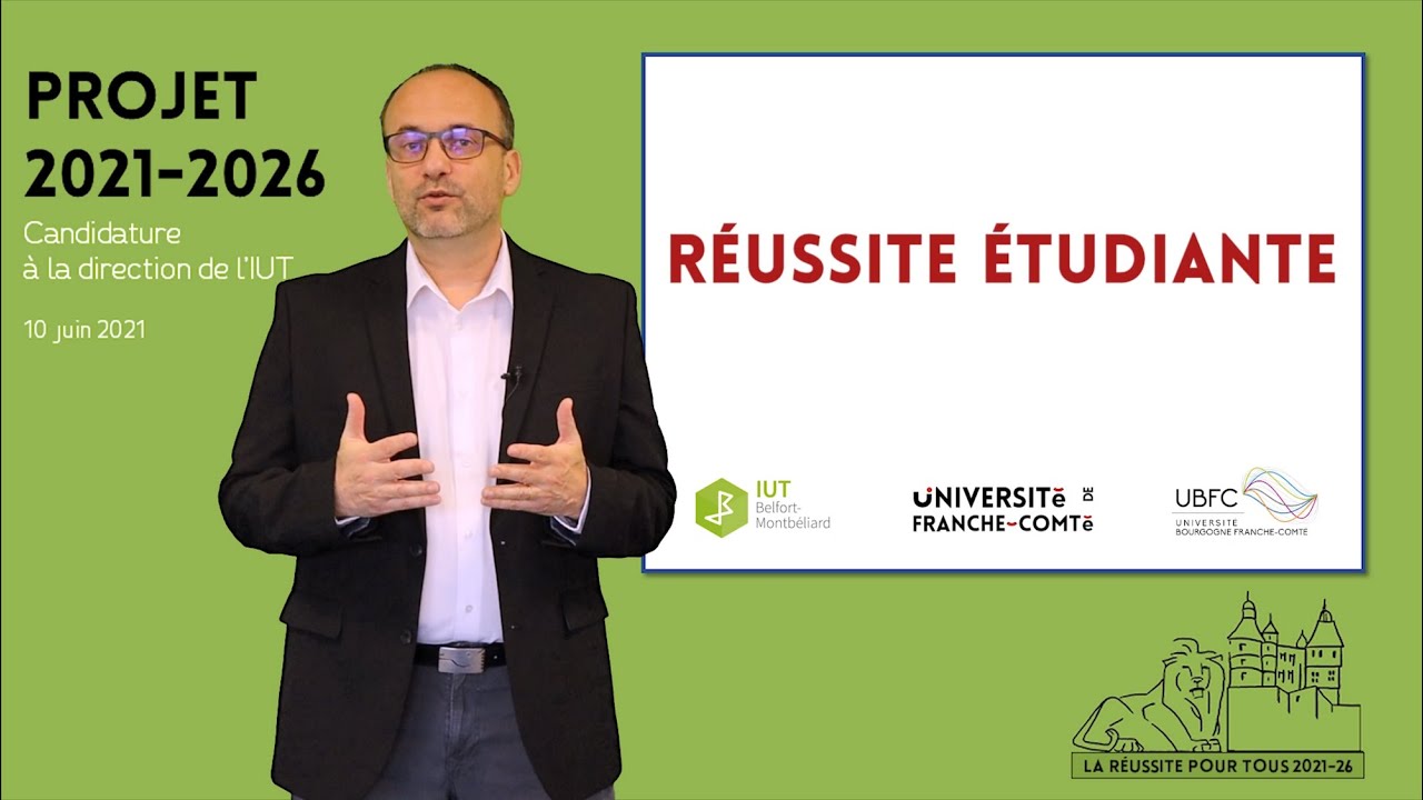 01 IUT Belfort Montbéliard 2026 Réussite étudiante