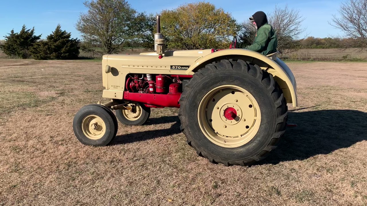 1961 Cockshutt 570 Super Tractor - Lot 9176.  Video 1