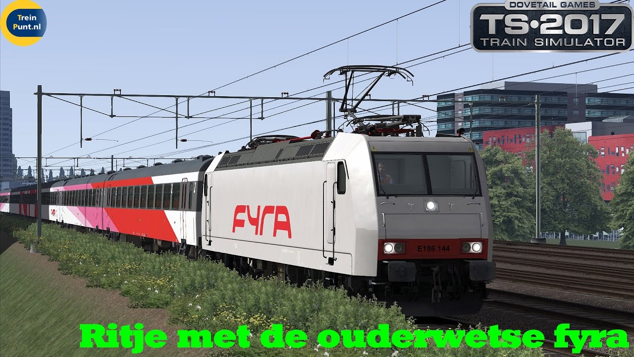 Ritje met de ouderwetse fyra | BR186 144 Fyra | Train Simulator 2017