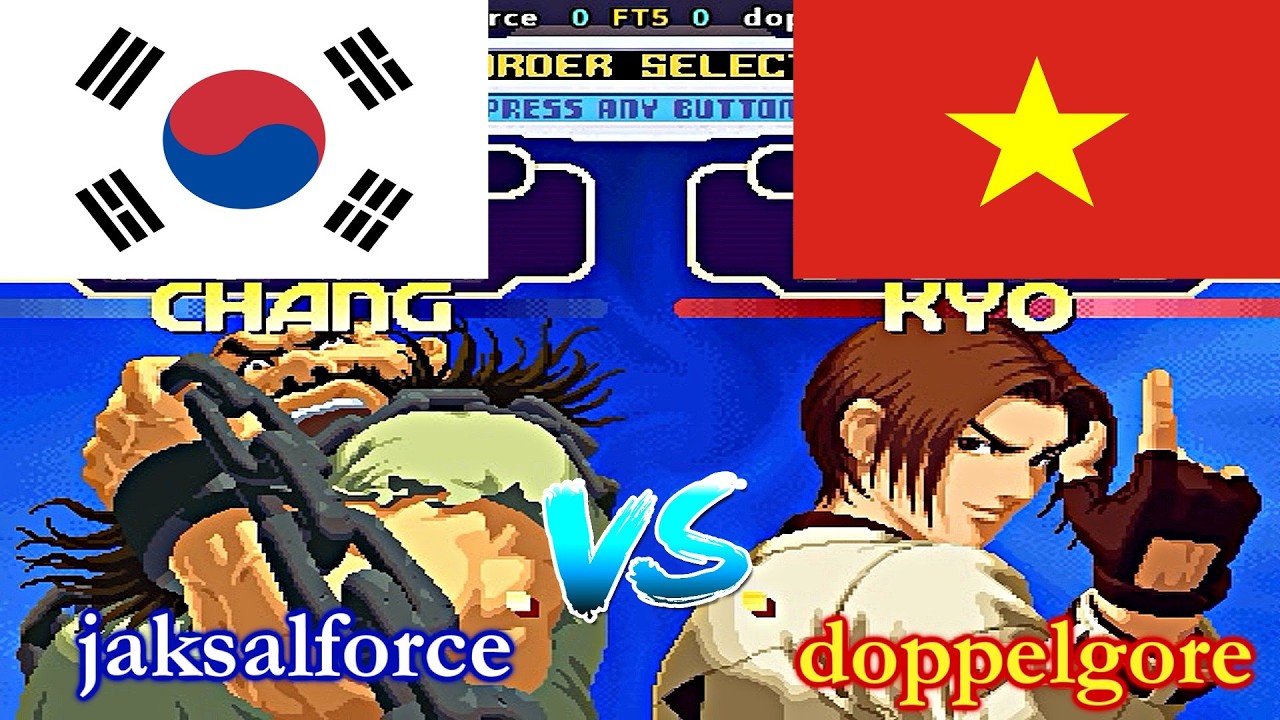 KOF 2000 - jaksalforce vs doppelgore FT5