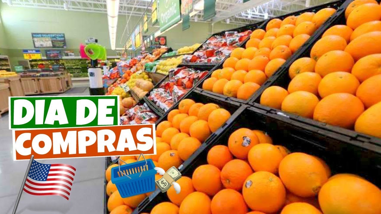 MERCADO NOS EUA | COMPRANDO FRUTAS, VERDURAS E LEGUMES