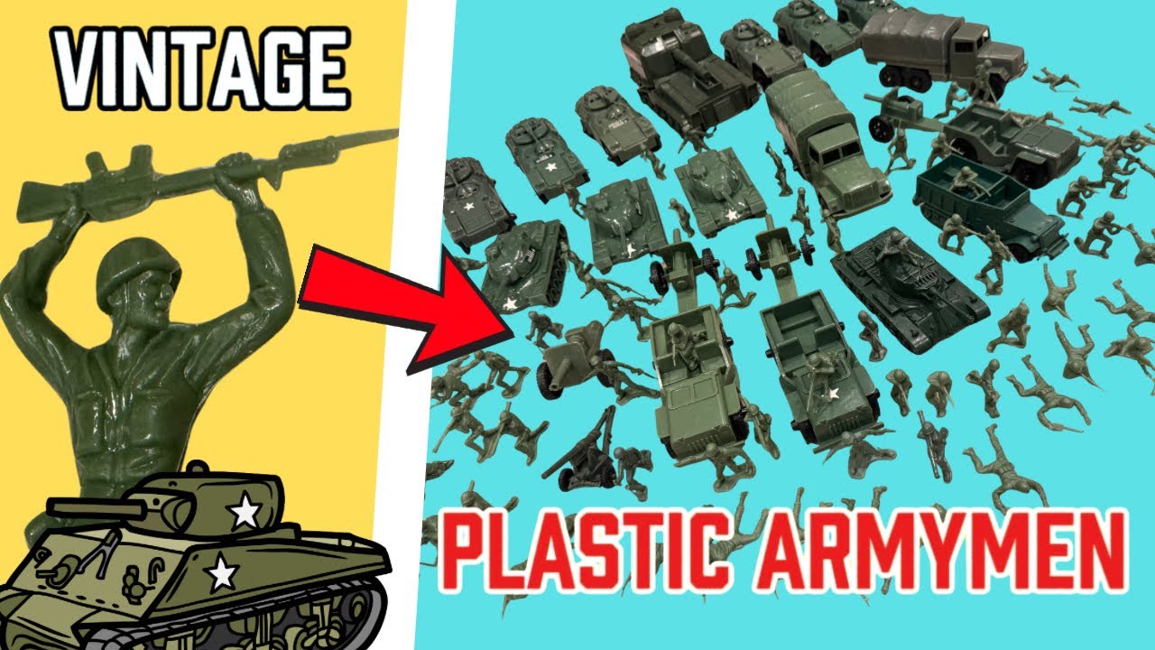 Unboxing TONS Of Vintage TimMee Toys And Marx ARMYMEN For My Collection! 