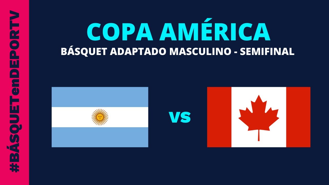 Argentina vs Canadá - Copa América de Básquet Adaptado masculino - Semifinal - #BASQUETenDEPORTV