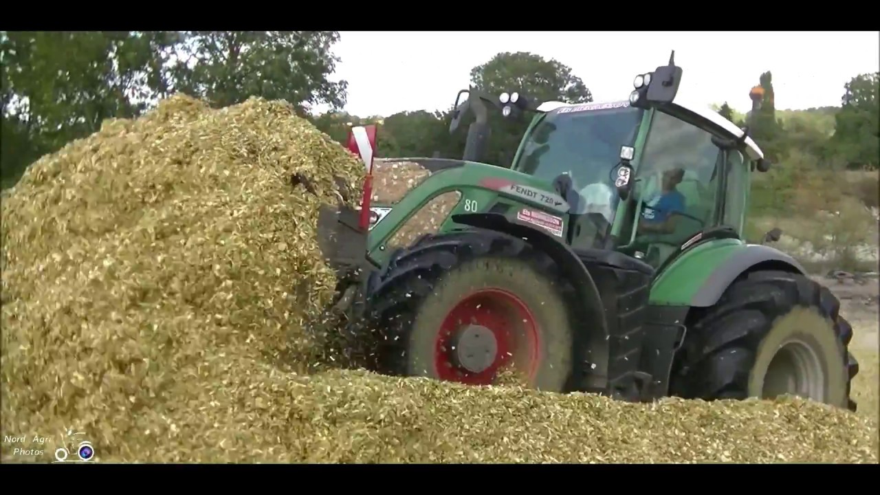 Ensilage de maïs 2018  ETA Mennesson Aisne 02. Claas Jaguar 970 en 10 rangs Fendt John deere Massey