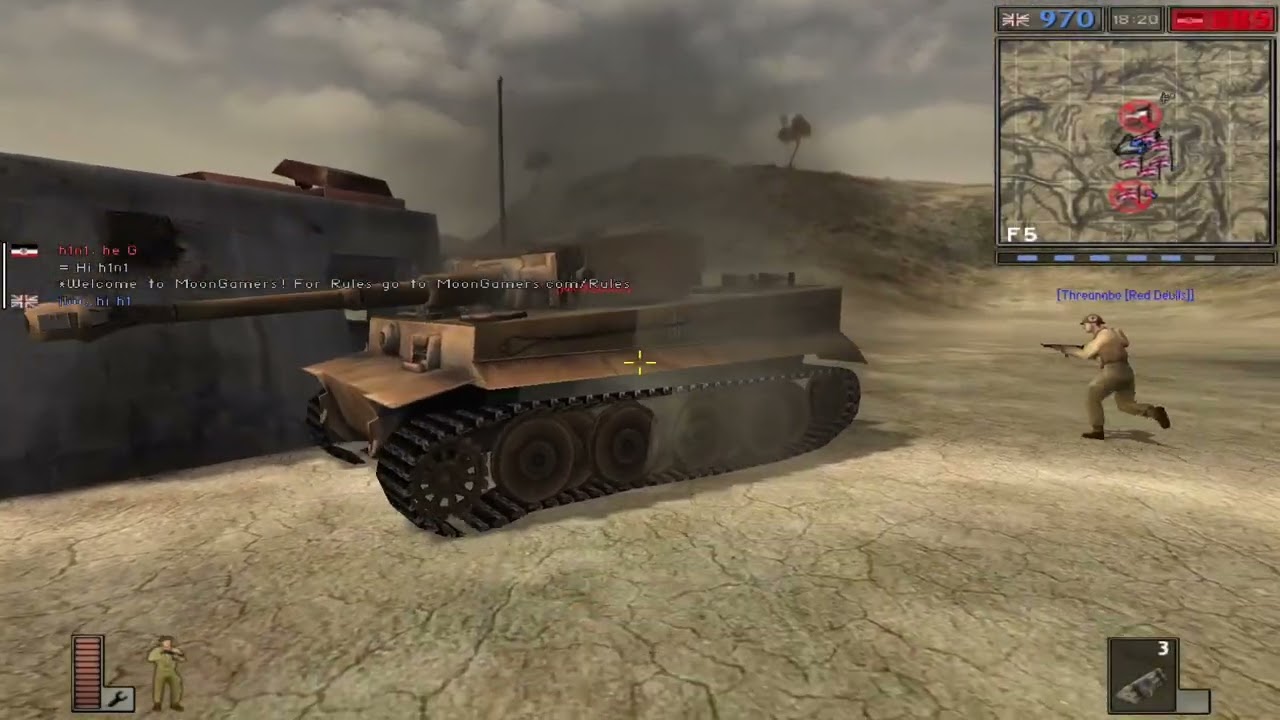 Battlefield 1942 multiplayer gameplay (Part 1)