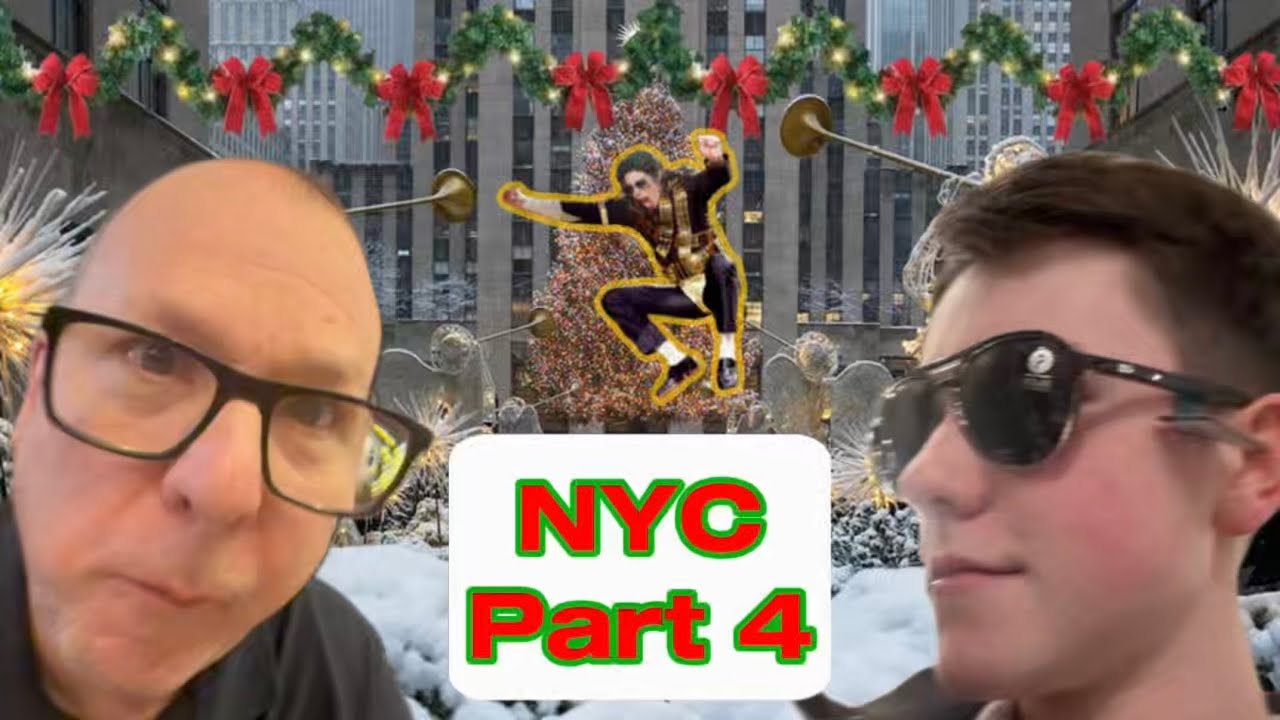 NEW YORK ON CHRISTMAS DAY?! Watching MJ The Musical! Part 4 of 5