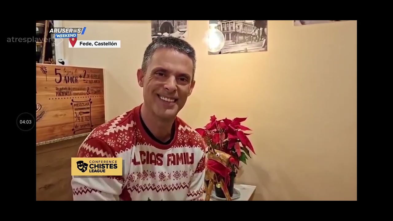LAURA OTERO EN ARUSEROS CHRISTMAS WEEKEND (RONDA DE CHISTES) #aruseros #aruseroslasexta #LaSexta 