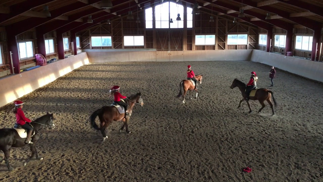 Weihnachtsreiten 2015 Quadrille Dressur