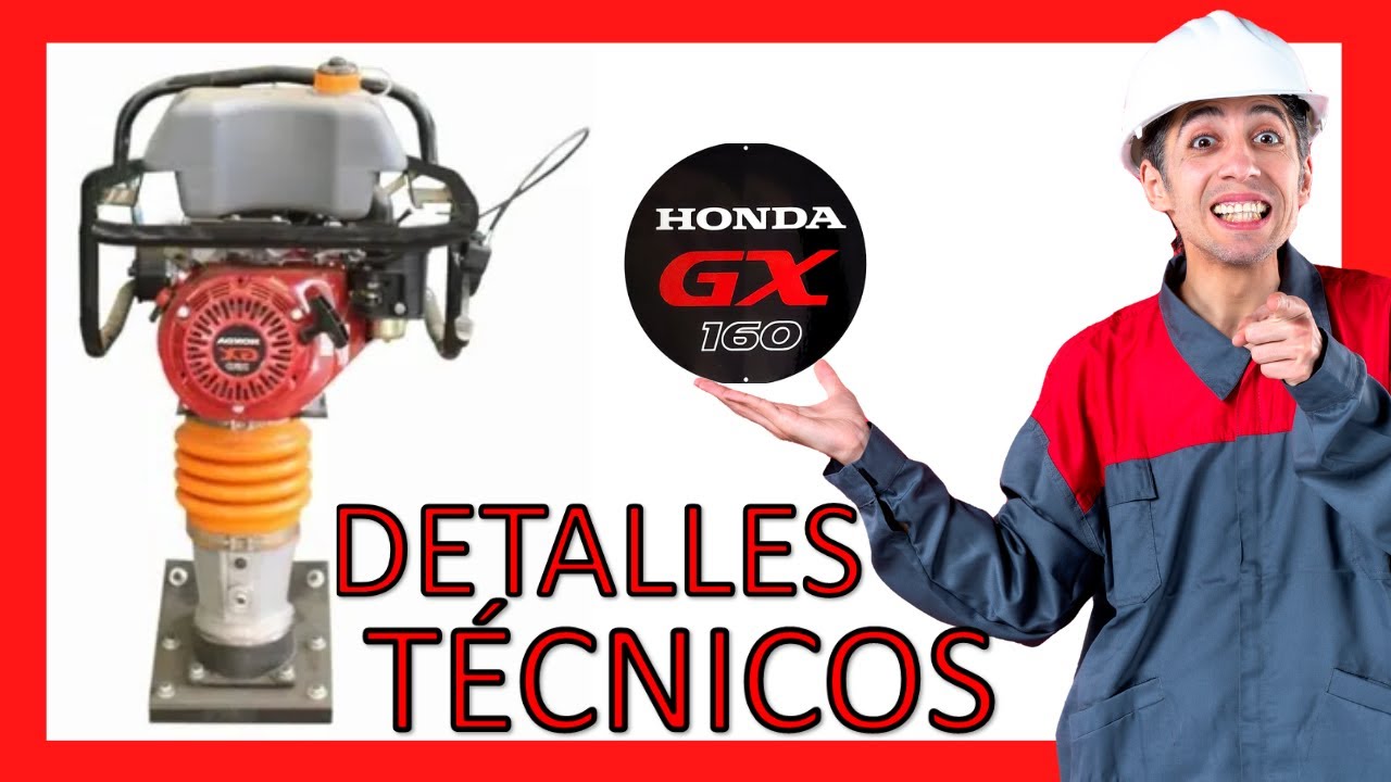 APISONADOR 5.5 hp MOTOR HONDA GX160 👷🔝