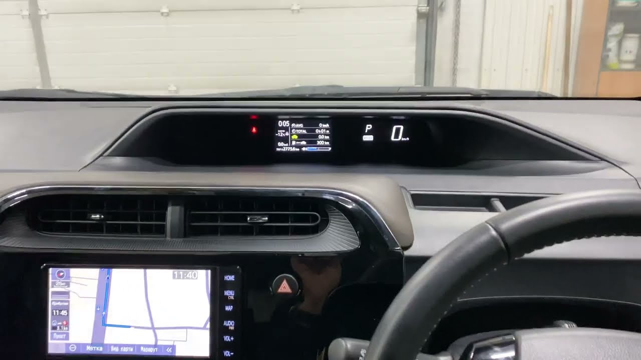 Русификация Toyota Aqua + NSZT-W68T