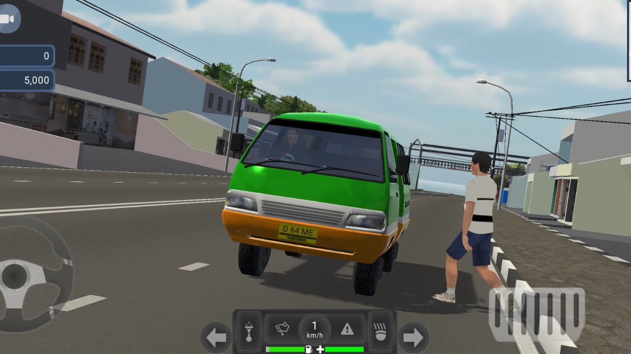 Angkot d Game | Passenger Van Driving in City | Android Mobile Gameplay | Simulator Games