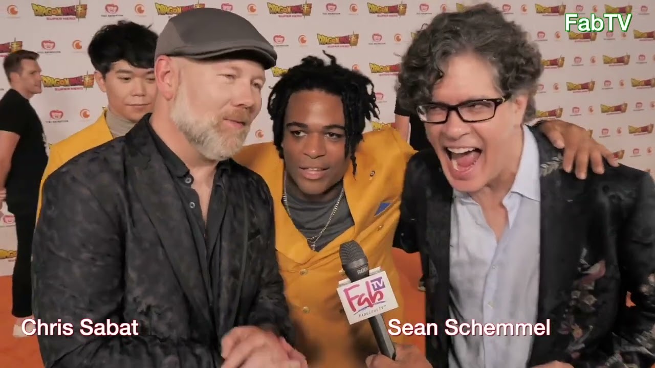 Chris Sabat & Sean Schemmel  at the "Dragon Ball: Super Hero" premiere!